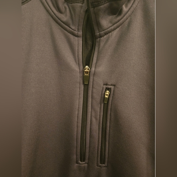 Carhartt Force 1/4 Zip Pullover Men's M Dark Gray Workwear Sweatshirt - Picture 6 of 6